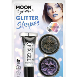Moon Glitter Holographic Glitter Shapes,