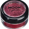 Moon Glitter Classic Fine Glitter Shakers, Red