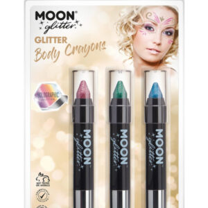Moon Glitter Holographic Body Crayons,