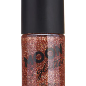 Moon Glitter Holographic Nail Polish, Rose Gold
