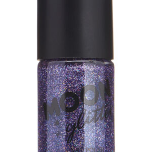 Moon Glitter Holographic Nail Polish, Purple
