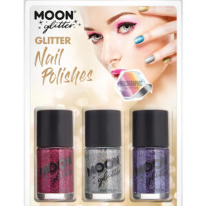 Moon Glitter Holographic Nail Polish,