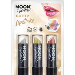 Moon Glitter Holographic Glitter Lipstick,