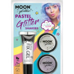 Moon Glitter Pastel Glitter Shakers,