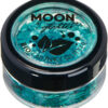 Moon Glitter Bio Chunky Glitter, Turquoise