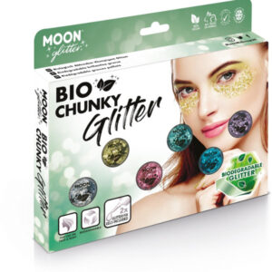 Moon Glitter Bio Chunky Glitter, Assorted