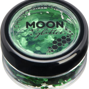 Moon Glitter Classic Chunky Glitter, Green