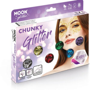 Moon Glitter Classic Chunky Glitter, Assorted