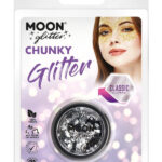 Moon Glitter Classic Chunky Glitter, Silver