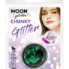 Moon Glitter Classic Chunky Glitter, Green