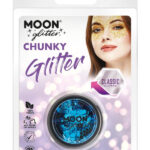 Moon Glitter Classic Chunky Glitter, Blue