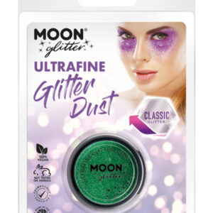Moon Glitter Classic Ultrafine Glitter Dust, Green