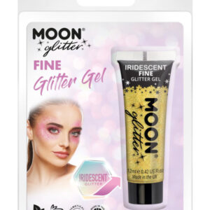 Moon Glitter Iridescent Glitter Gel, Yellow