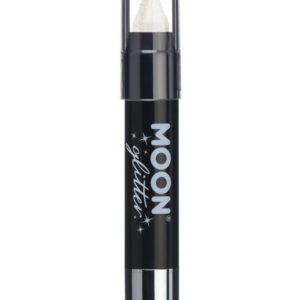 Moon Glitter Iridescent Body Crayons, White