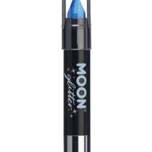 Moon Glitter Iridescent Body Crayons, Blue