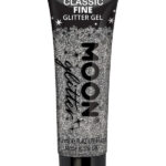 Moon Glitter Classic Fine Glitter Gel, Silver