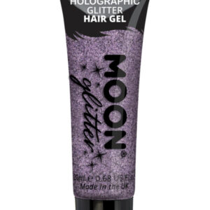 Moon Glitter Holographic Glitter Hair Gel, Purple