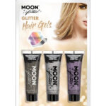 Moon Glitter Holographic Glitter Hair Gel,