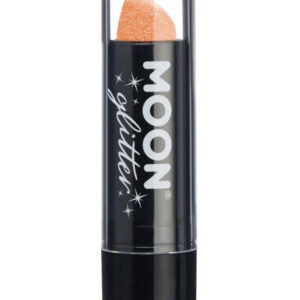 Moon Glitter Iridescent Glitter Lipstick, Orange