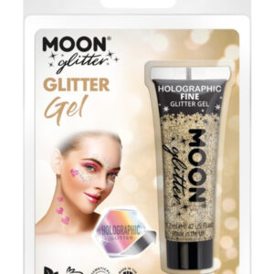Moon Glitter Holographic Fine Glitter Gel, Gold