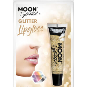 Moon Glitter Holographic Glitter Lipgloss, Gold