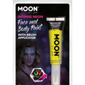 Moon Glow Intense Neon UV Face Paint, Yellow