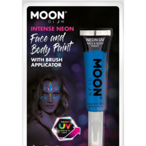 Moon Glow Intense Neon UV Face Paint, Blue