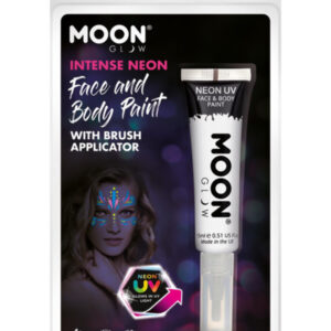 Moon Glow Intense Neon UV Face Paint, White