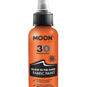 Moon Glow - Glow in the Dark Fabric Paint, Orange