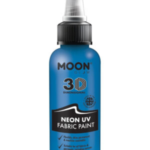 Moon Glow - Neon UV Intense Fabric Paint, Blue