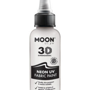Moon Glow - Neon UV Intense Fabric Paint, White