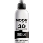Moon Glow - Neon UV Intense Fabric Paint, White