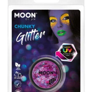 Moon Glow - Neon UV Chunky Glitter, Purple