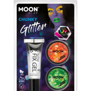 Moon Glow - Neon UV Chunky Glitter,