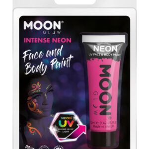 Moon Glow Intense Neon UV Face Paint, Intense Pink