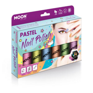 Moon Glow Pastel Neon UV Nail Polish, Assorted