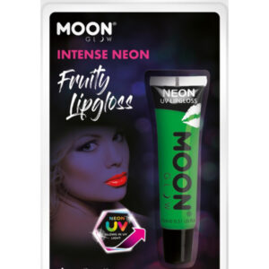 Moon Glow Intense Neon UV Fruity Lipgloss, Green