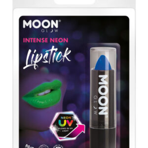 Moon Glow Intense Neon UV Lipstick, Intense Blue
