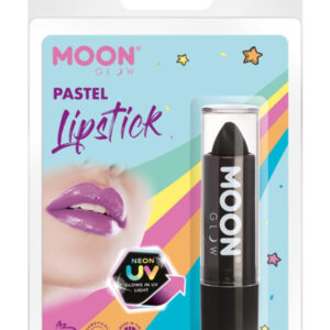 Moon Glow Pastel Neon UV Lipstick, Black