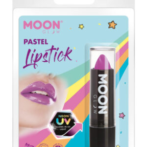 Moon Glow Pastel Neon UV Lipstick, Pastel Lilac
