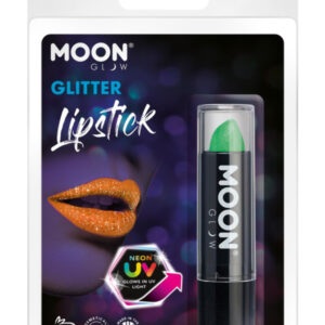 Moon Glow - Neon Uv Glitter Lipstick, Green