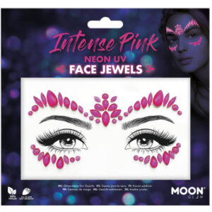 Moon Glow Face Jewels, Intense Pink