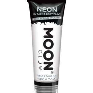 Moon Glow Supersize Intense Neon UV Face Paint, Wh