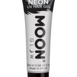 Moon Glow Intense Neon UV Hair Gel, White