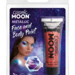 Cosmic Moon Metallic Face & Body Paint, Red