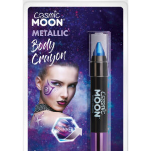 Cosmic Moon Metallic Body Crayons, Blue