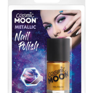 Cosmic Moon Metallic Nail Polish, Gold