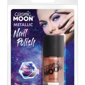 Cosmic Moon Metallic Nail Polish, Rose Gold