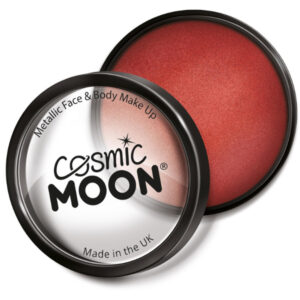 Cosmic Moon Metallic Pro Face Paint Cake Pots, Red