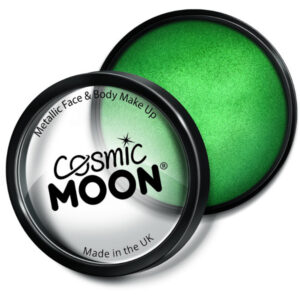 Cosmic Moon Metallic Pro Face Paint Cake Pots, Gre
